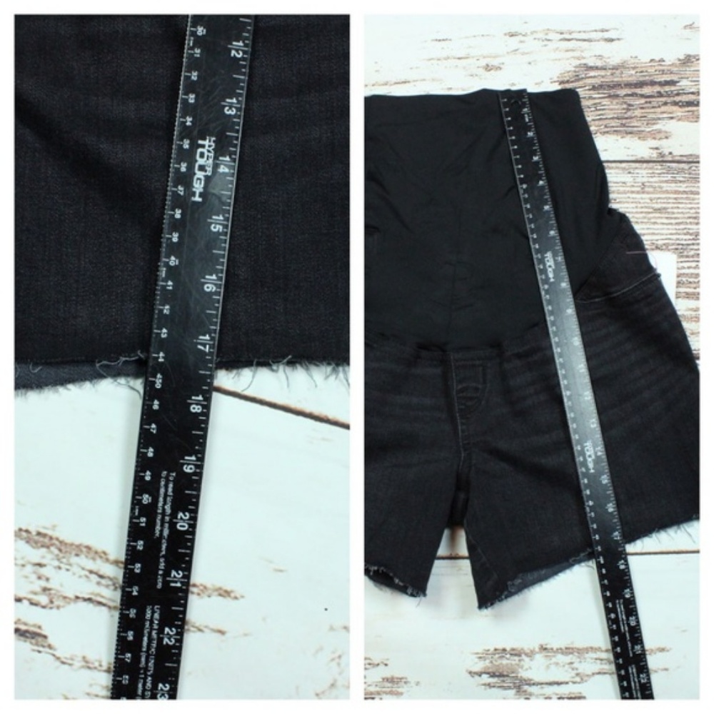Isabel Maternity Midi Short size 2 Crossover Panel - Picture 3 of 7
